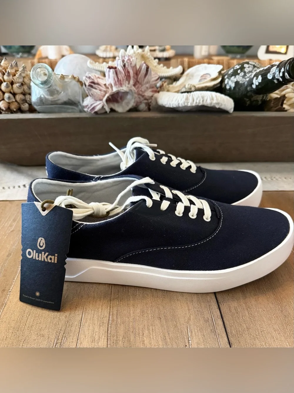 OluKai Tradewinds Everyday Lace-Up Sneakers Indigo Blue NWT Men’s Multiple Sizes